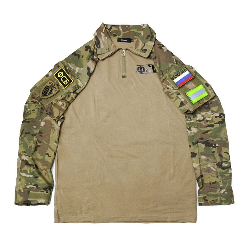 

Russian G3 Tactical Camouflage Long Sleeve Top Outdoor Hiking Fishing Coat Jacket Spring Autumn