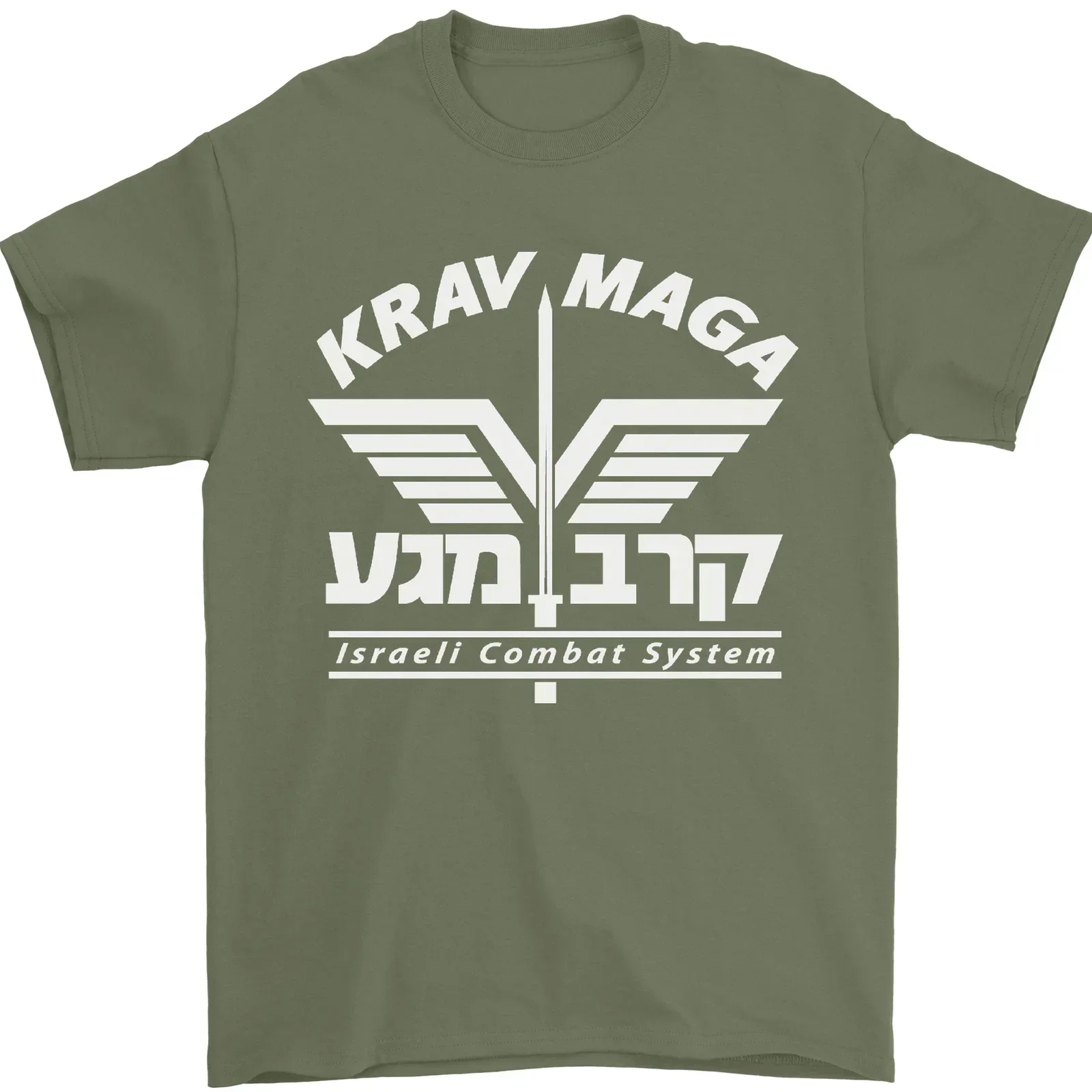 Krav Maga Israeli Defence System MMA Mens T-Shirt Cotton Short Sleeve Premium Cotton Short Sleeve O-Neck Mens Tshirt S-3XL
