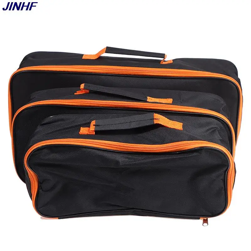 Black Car Wear Resistant Zipper Closure Practical Storage Case With Handle Durable Portable Pouch Vacuum Cleaner Tool Bag