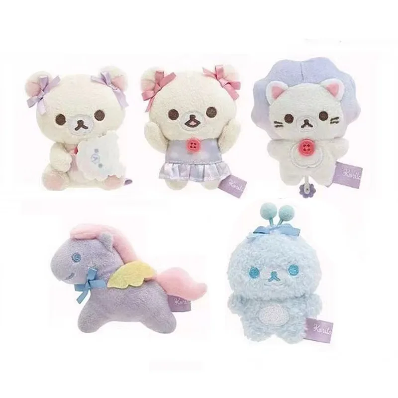 

Аниме мультфильм Rilakkuma плюшевая игрушка Y2K креативная новая японская модная плюшевая кукла рюкзак брелок аксессуары подарок для друзей