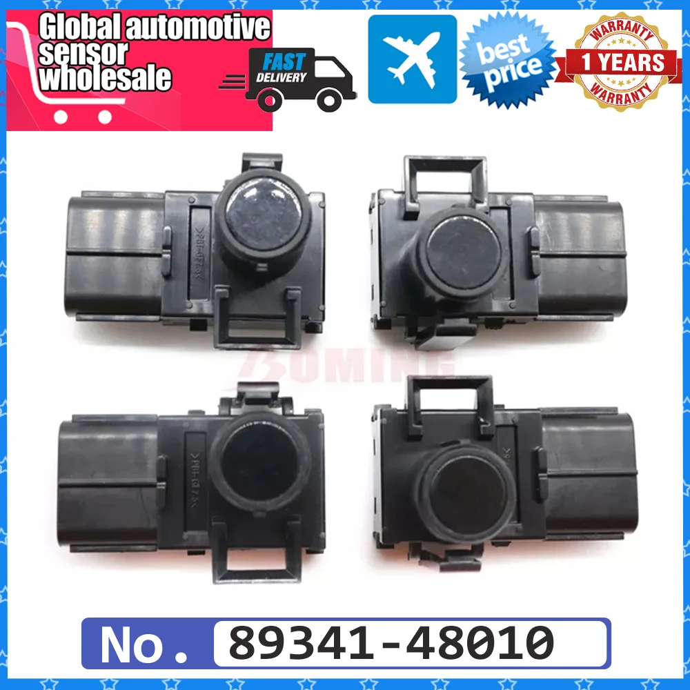 

4PCS NEW PDC Parking Sensor 89341-48010 8934148010 For LEXUS GX460 RX350 RX450H Fit For TOYOTA SIENNA Fortuner Kijiang Innova