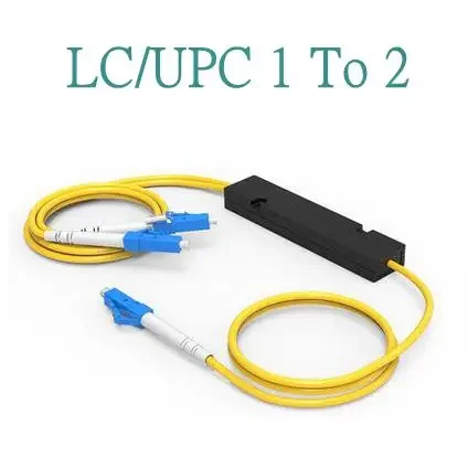 Rozdzielacz PLC 2M SC LC FC UPC 1X2 PLC Rozdzielacz światłowodowy jednomodowy 1 do 2 SC/UPC Rozdzielacz PCL Komputerowy kabel Y Tuleja
