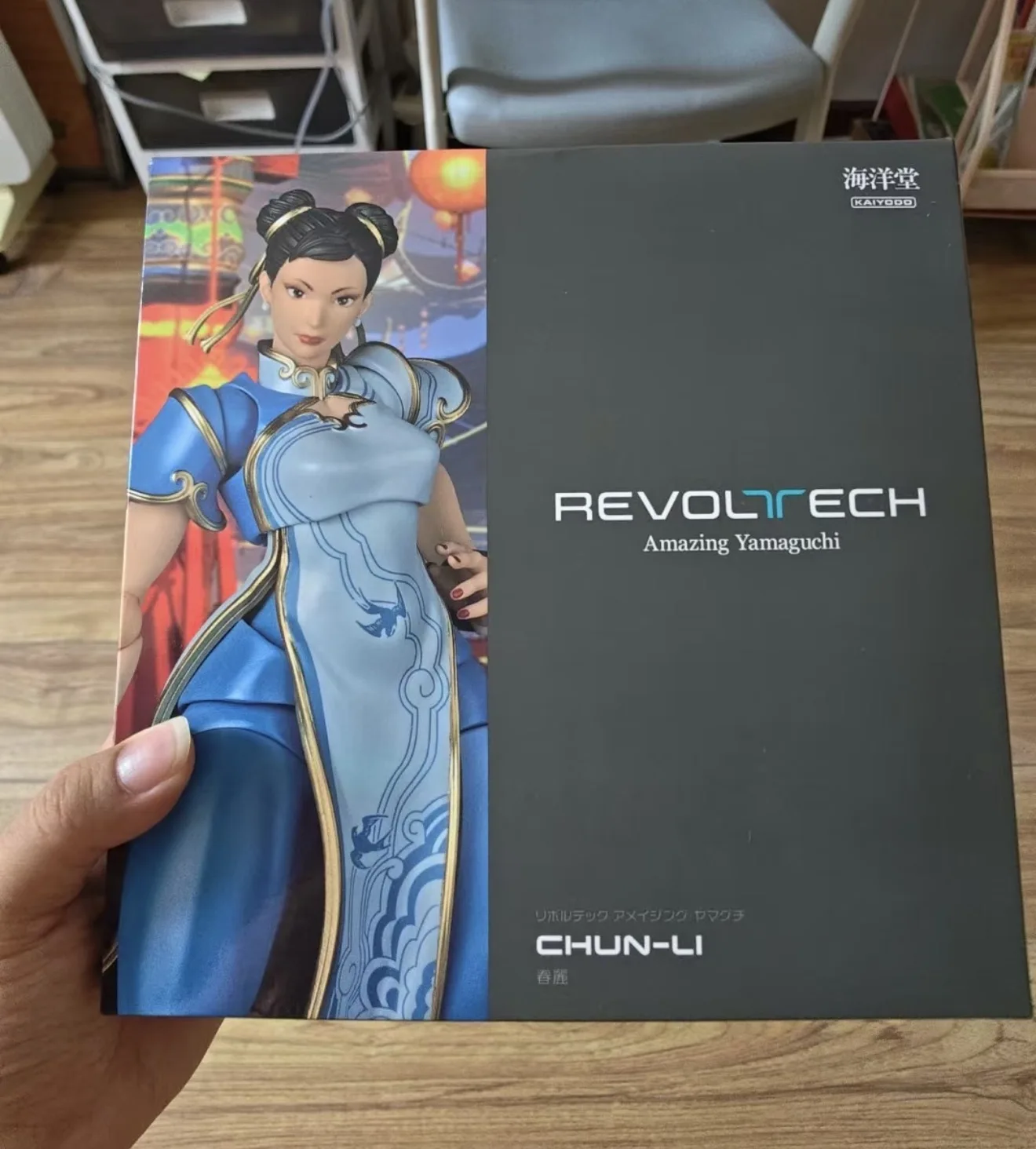 100% Original Kaiyodo Amazing Yamaguchi, Revoltech (NR063) Street Fighter 6 Chun-Li Anime Figure Action Figure Collection Series