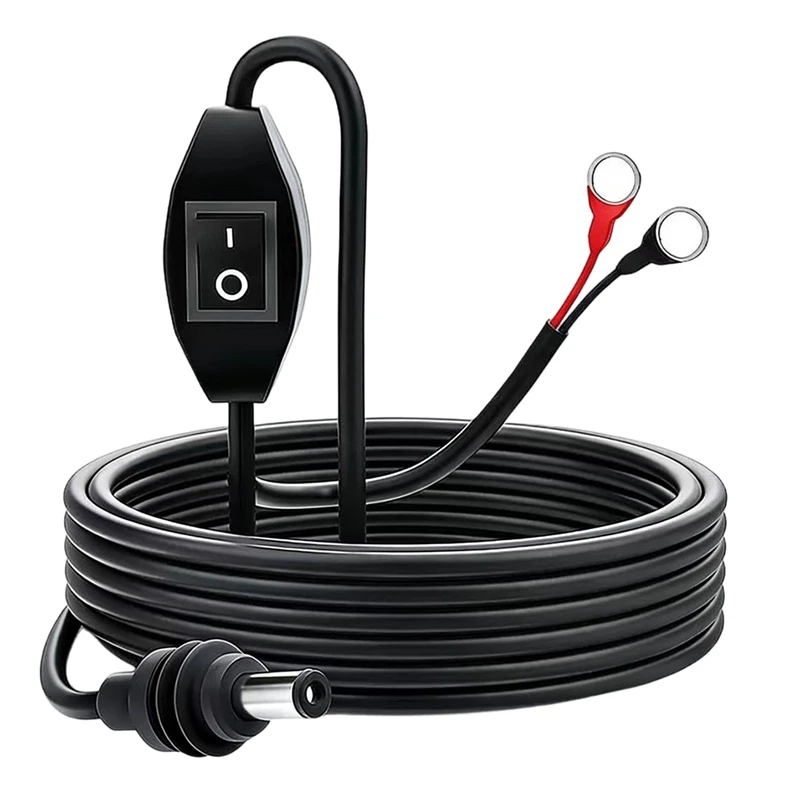 Super Sale For Starlink Mini O-Ring DC Charging Cable, 3M/10FT with Power Switch for Van Life, Boating