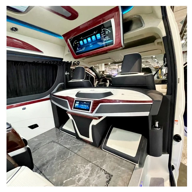2024 Luxury Accessory  Car Interior Upgrade Complete Modification Plan Kit Hiace Van Independent Modification Factory