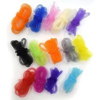 2Meter 16mm Mesh Braid Tubing Soft Tubular Crin Flat Plain DIY Bracelet Necklace Party Decoration Craft Supplies Polyester, DIY
