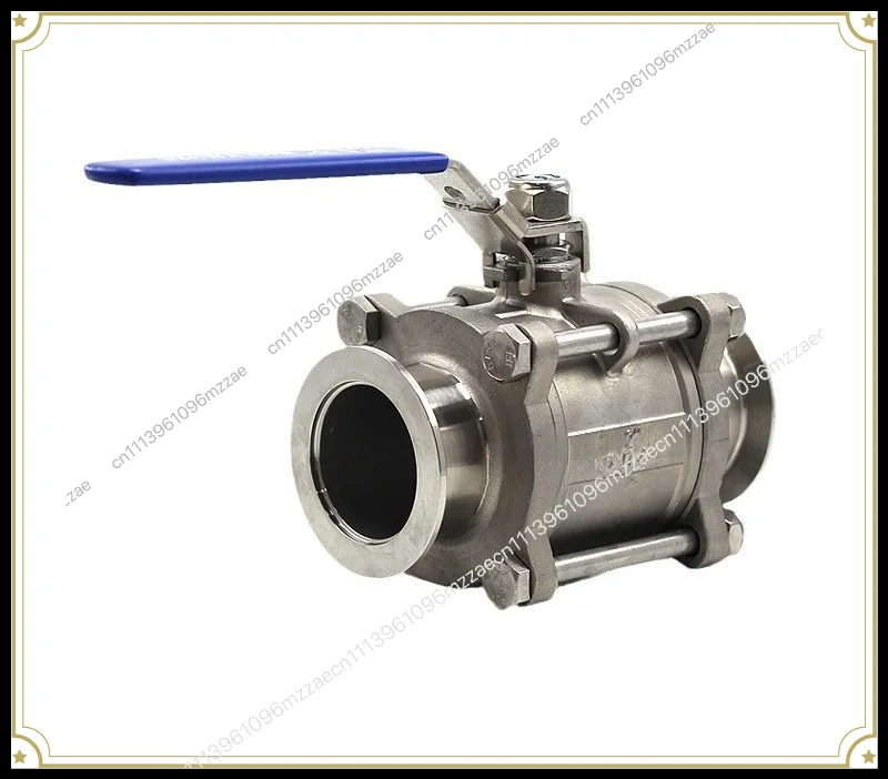 High Vacuum Ball Valve 304 Stainless Steel Quick-loading Ball Valve, Three-piece KF16 KF25 KF40/50