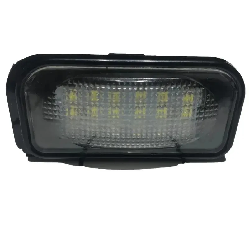 Para Clase C W203 4D C230 C240 C280, 2000-2007 para ANGRONG 18 SMD LED blanco lámpara de luz de placa de matrícula 6000K Uiz