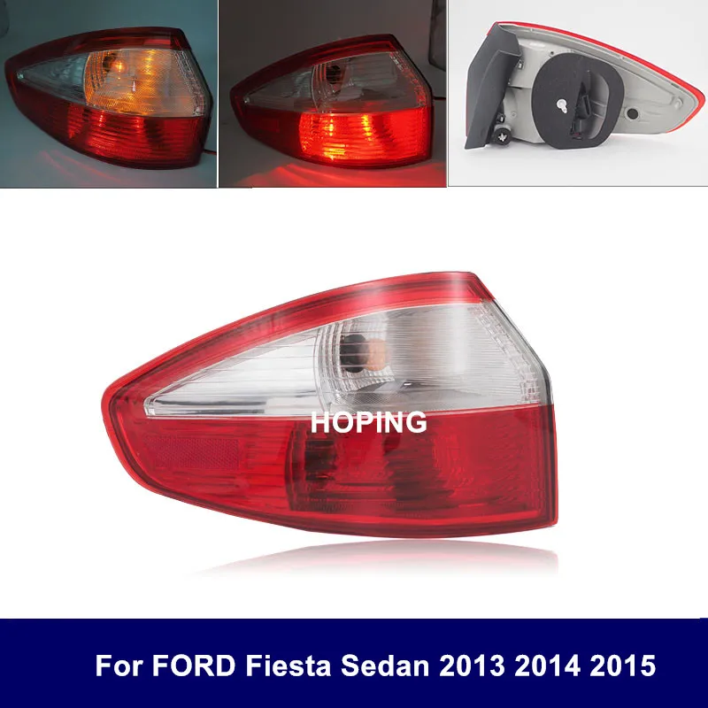 Hoping Rear Bumper Tail Light Tail Lamp For Ford Fiesta Sedan 2013 2014 2015 Rear  Stop Light Brake Lamp Light