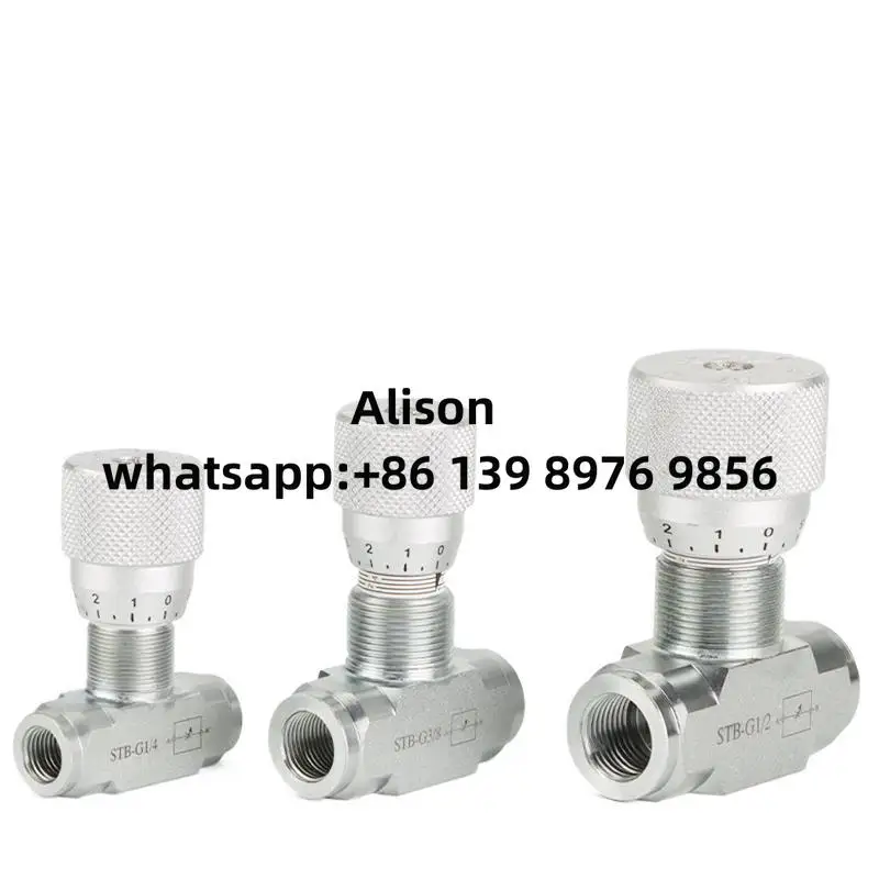 

STU STB Hydraulic Cylinder Motor Throttle Valve STU-G1/4 STU-G3/8 STB-G1/2