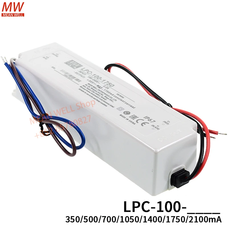 

Original MEAN WELL LED waterproof constant current lighting drive electronic screen switching power supply LPC-100-700/1400/2100