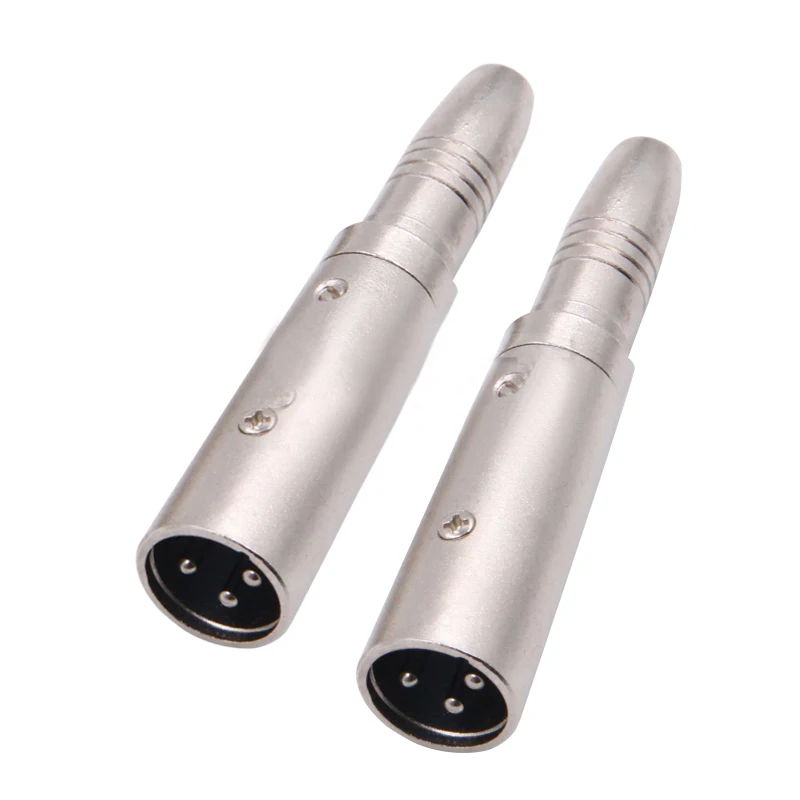 HOT Sale MIC 3 Pin XLR Male Plug to 1/4 Inch 6.35mm Mono Female Jack Audio Cable Mic Adapter