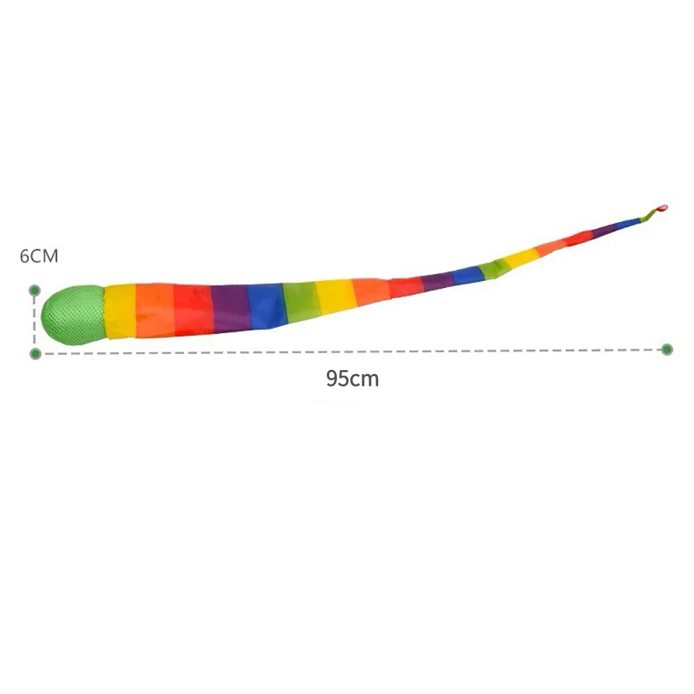 2PCS Hand Throwing Ball Sandbag Rainbow Ball Fun Toy Ribbon Soft Ball Child Toys Training Physical Fitness Outdoor Props