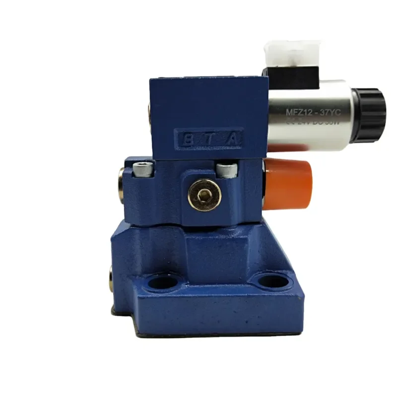 for Rexroth DBW10 Hydraulic Pressure Relief Valve Pilot Operated Solenoid Valve NG10 ISO 6264 350 Bar Remote Control G1/4