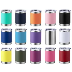 Colors Painted Car Cooler Thermos Mug Stainless Steel Double Wall 10oz Coffee Vacuum Flask