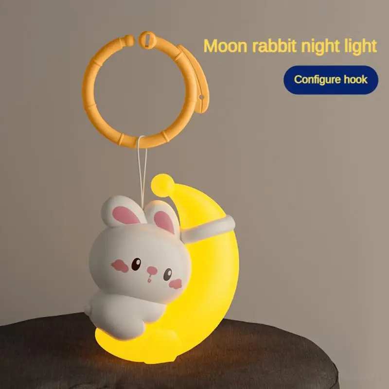 Night Light Warm Eyes Soft Light Lighting Suitable For Babies Resistant To Dirt And Falls Childrens Sleep Companion Soft