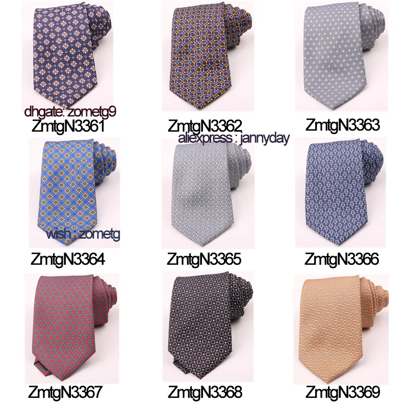 7cm Ties Men\'s neckties Jannyday Ties fashion accessories Neck Tie printing ties width ties business neckties printing tie ties