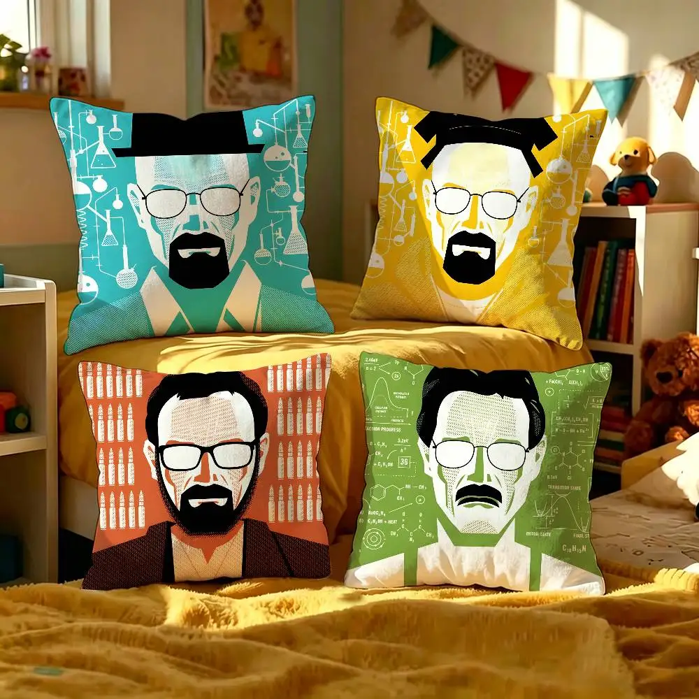Breaking Bad TV Show Series Cushion Cover Inches Farmhouse Decor Home Throw Pillow Covers for Couch Decorations