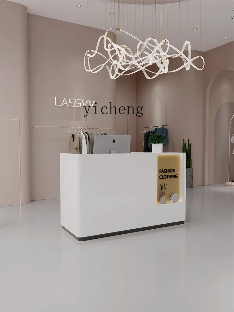 clothing store women's clothing store bar checkout page paint front desk counter simple