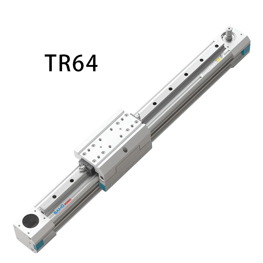 SAHO TR64 High Quality Aluminum Belt Linear Actuator Bearing Motor Ball Screw Video Inspection 6-Month Warranty 12.28kg
