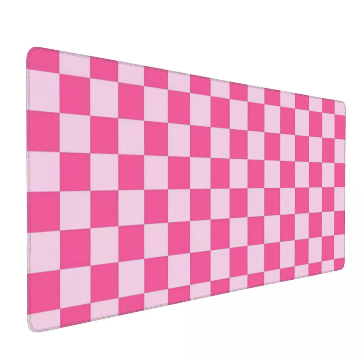 Large Mouse Pad Pink Check Checkboard Pattern Gamer PC Laptop Mats Keyboard Carpet Computer Gaming Office Accessories Desk Mat