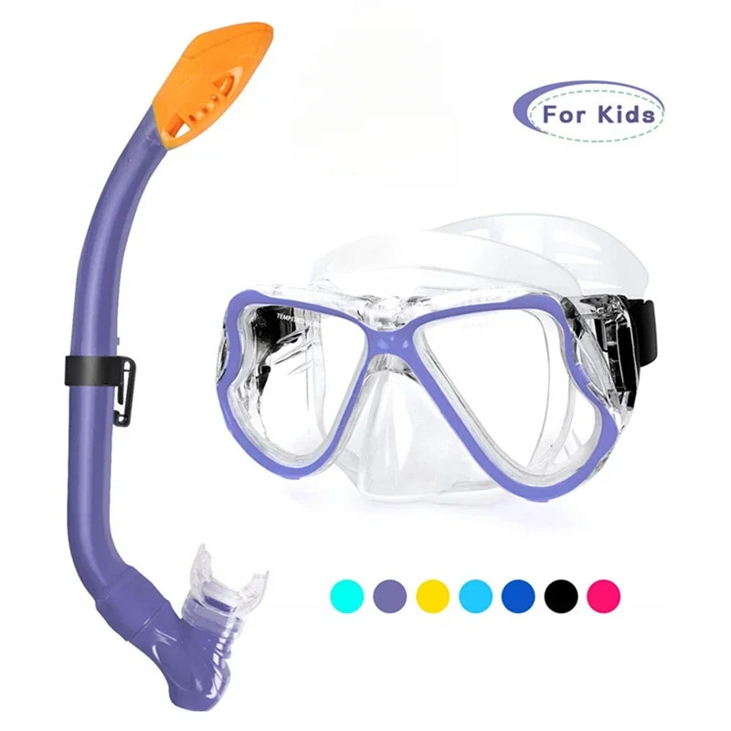 

Children's snorkeling set Children's full dry snorkel Men's and women's diving goggles Children's diving