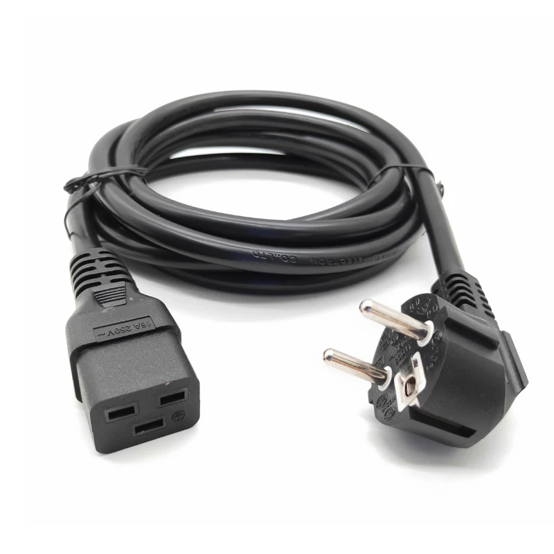 

IEC320 C19 Power Cable Universal 1.5m 1.8m 3*1.5mm2 AU US UK EU Power Extension Cord For UPS PDU Servers Stage Light Audio