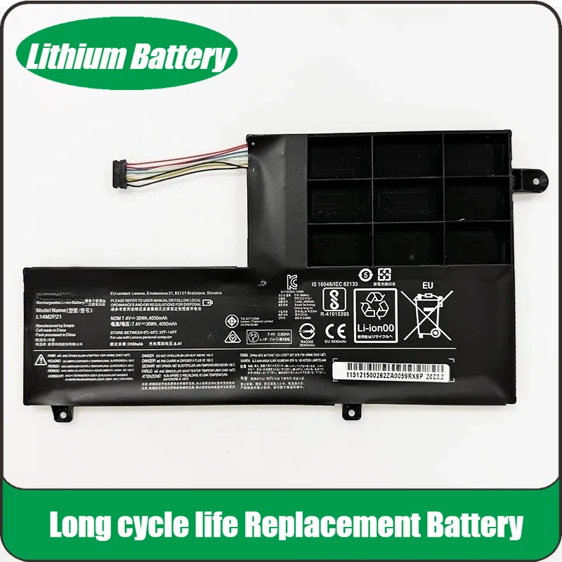 

New Replacement Laptop Battery L14M2P21 7.4V 3090mAh for Lenovo IdeaPad 330S-14AST 330S-14IKB 330S-15AST 330S-15IKB 330S-15ARR