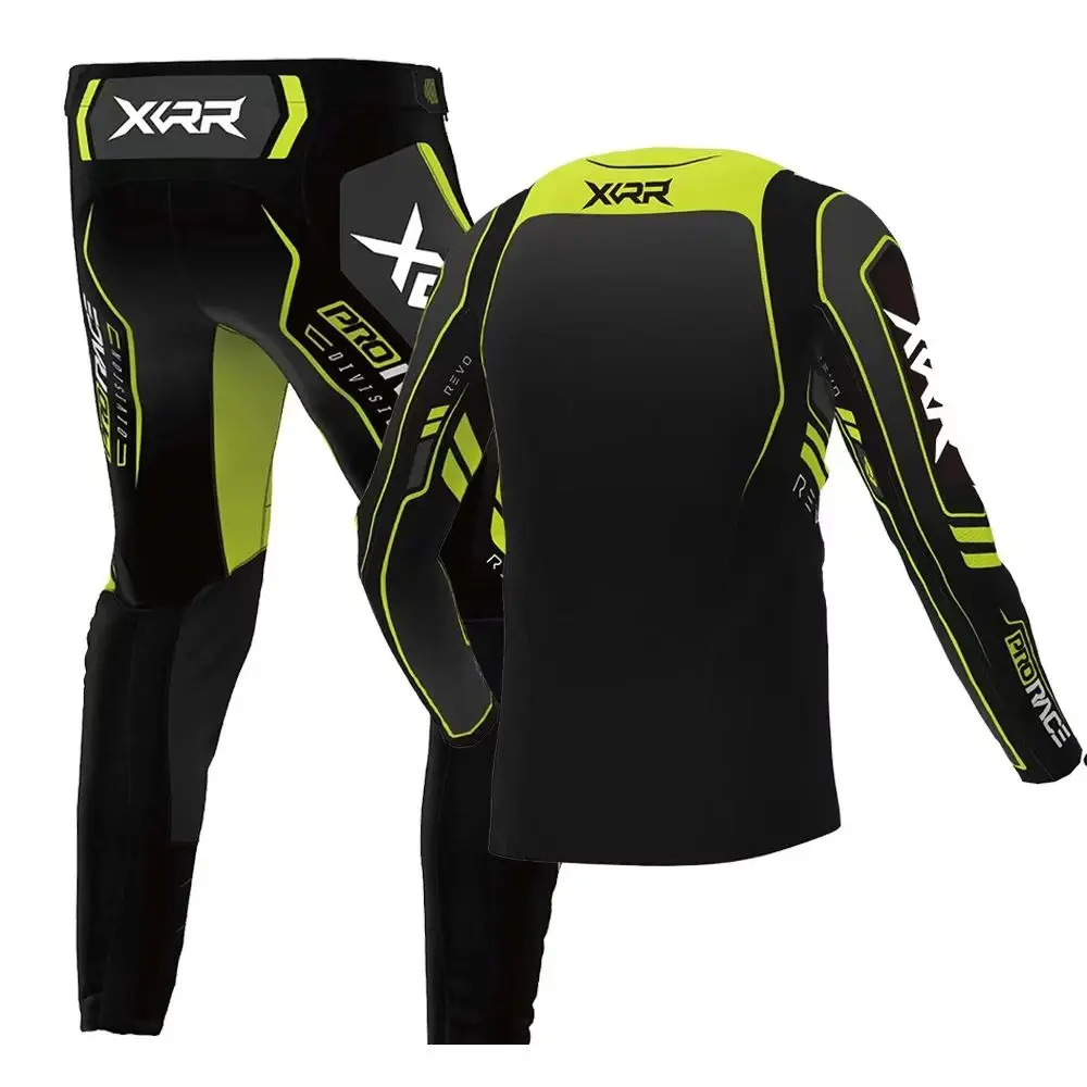 XCRR Race Jersey Pants Combo Motocross Enduro Offroad MX MTB ATV Riding Dirt Bike Downhill Racing Adult Gear Set