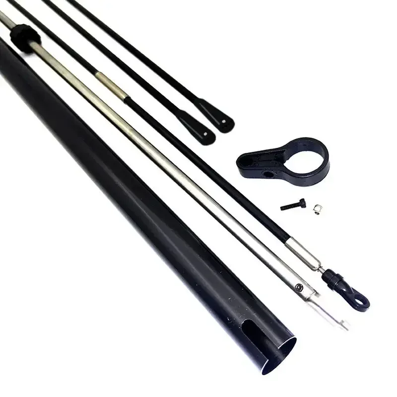 Sunshine modelo 500 tubo de torsión cola Boom cola soporte cola Servos varilla para alinear trex 500 helicóptero