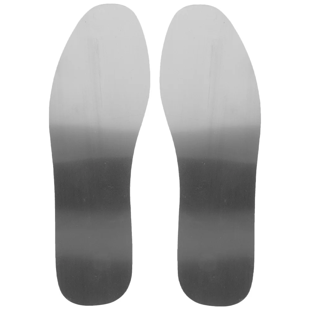 

1 Pair Anti-Puncture Stainless Steel Shoe Insoles Sturdy Lightweight Metal Inserts for Men Women Outdoor Hiking Camping Work