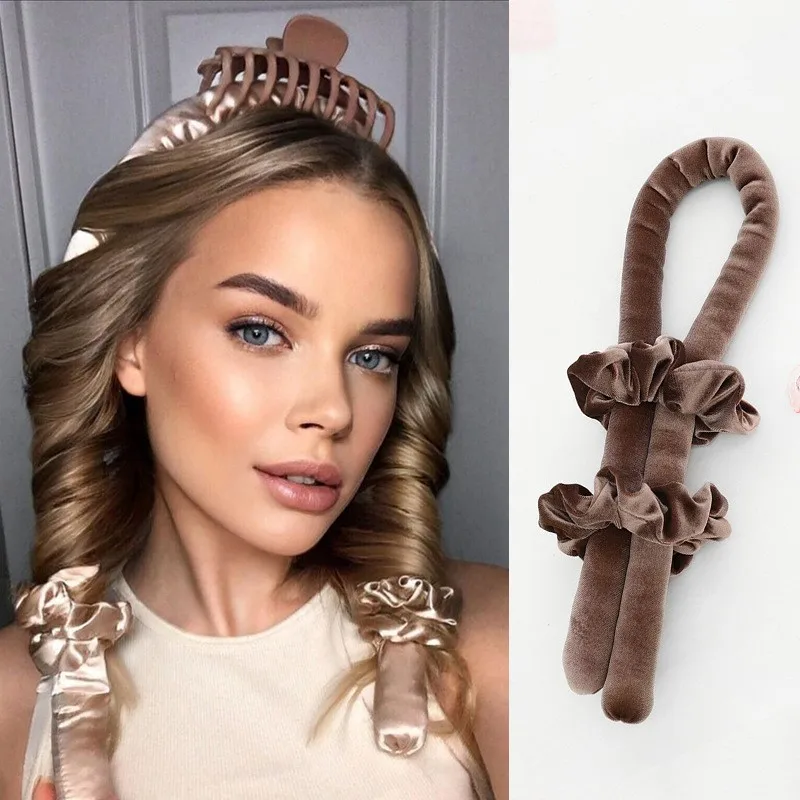 

Hair Accessories Curler Heatless Curls Beauty Curly Products 3-piece Set Velvet Curling Iron Flexi Rods Magic Hairdresser Tools