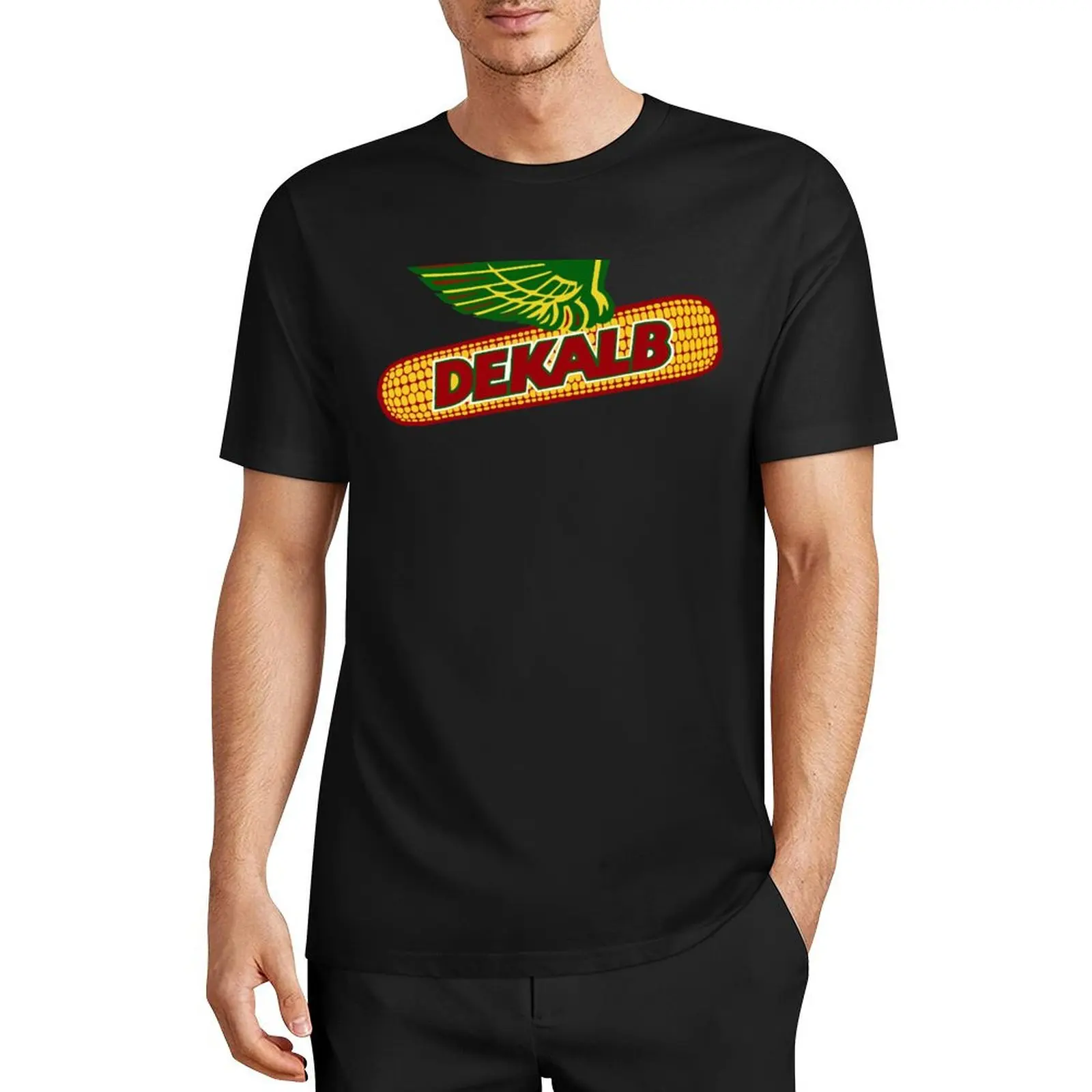 

Best seller dekalb logo merchandise T-Shirt oversized graphic tee sublime cute tops Blouse black t shirts for men