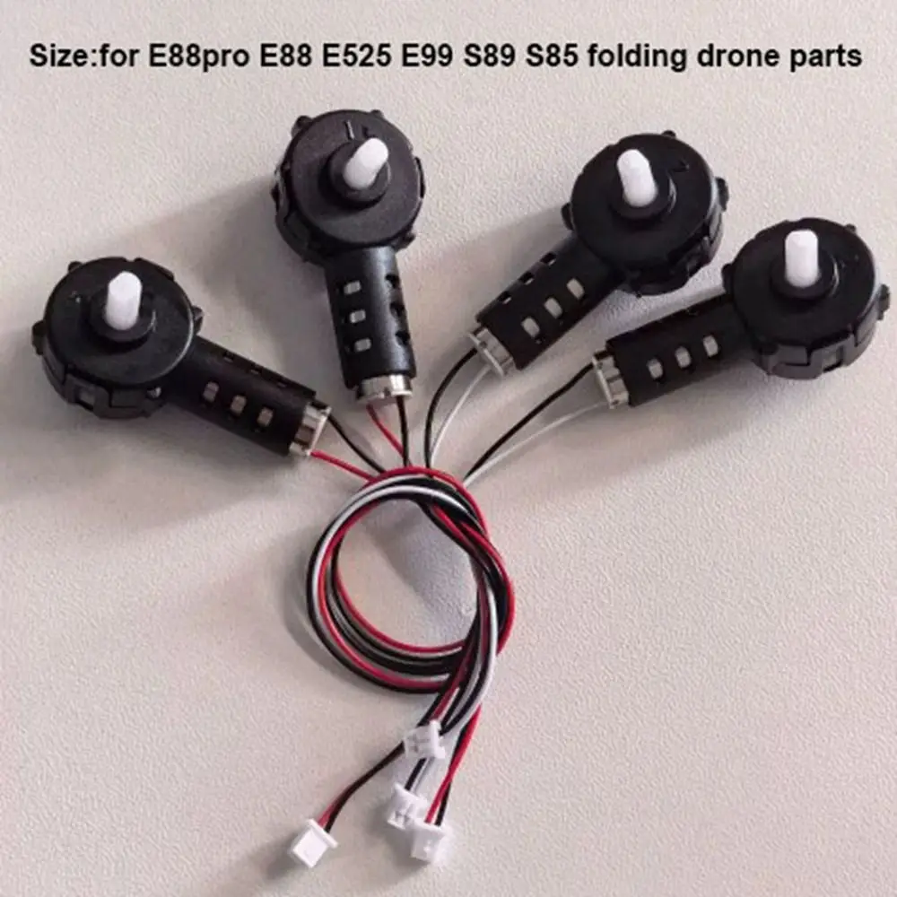 เครื่องยนต์เกียร์ขนาดใหญ่พับรีโมทคอนโทรล Drone มอเตอร์ Universal สีดําฐานมอเตอร์ E88pro Quadrotor อะไหล่ 7 รูปแบบ