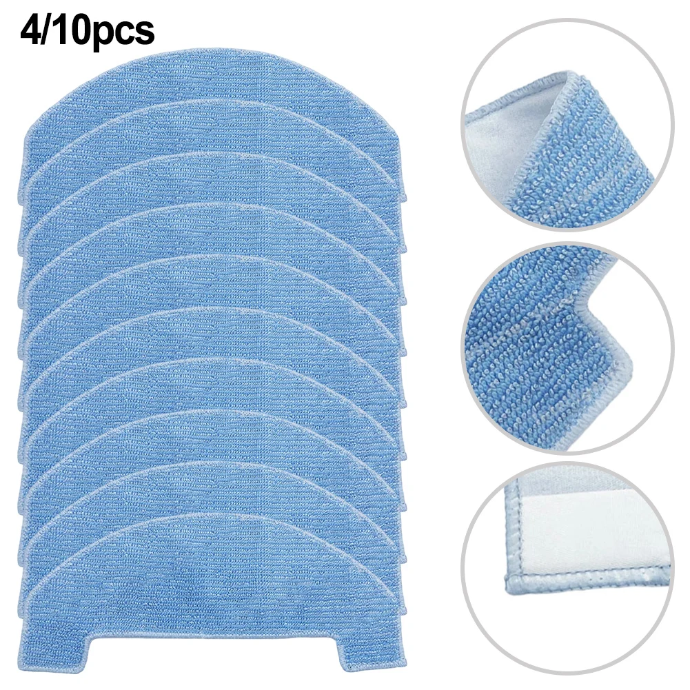 4/10 Packs Mop Cloth For For R80 Base Vacuum Cleaner Parts Replacement Mop Cloth Sweeper Part Home Cleaning Tool