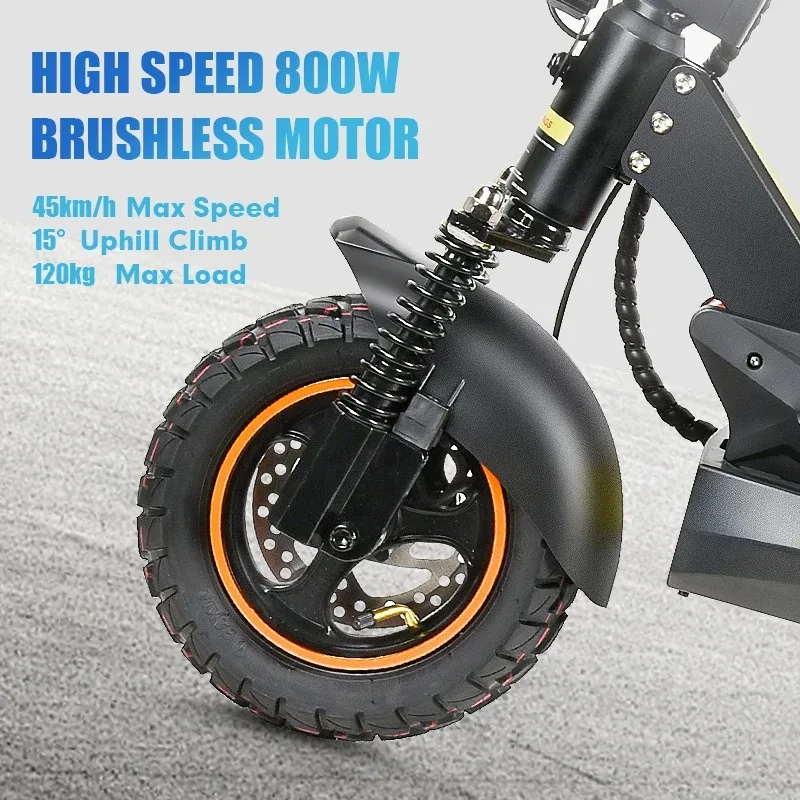 MX-14 EScooters 800W Peak Power 48V13AH Battery Maximum Mileage 45km Off-Road Tire Electric Scooter Adults Foldable E-Scooter