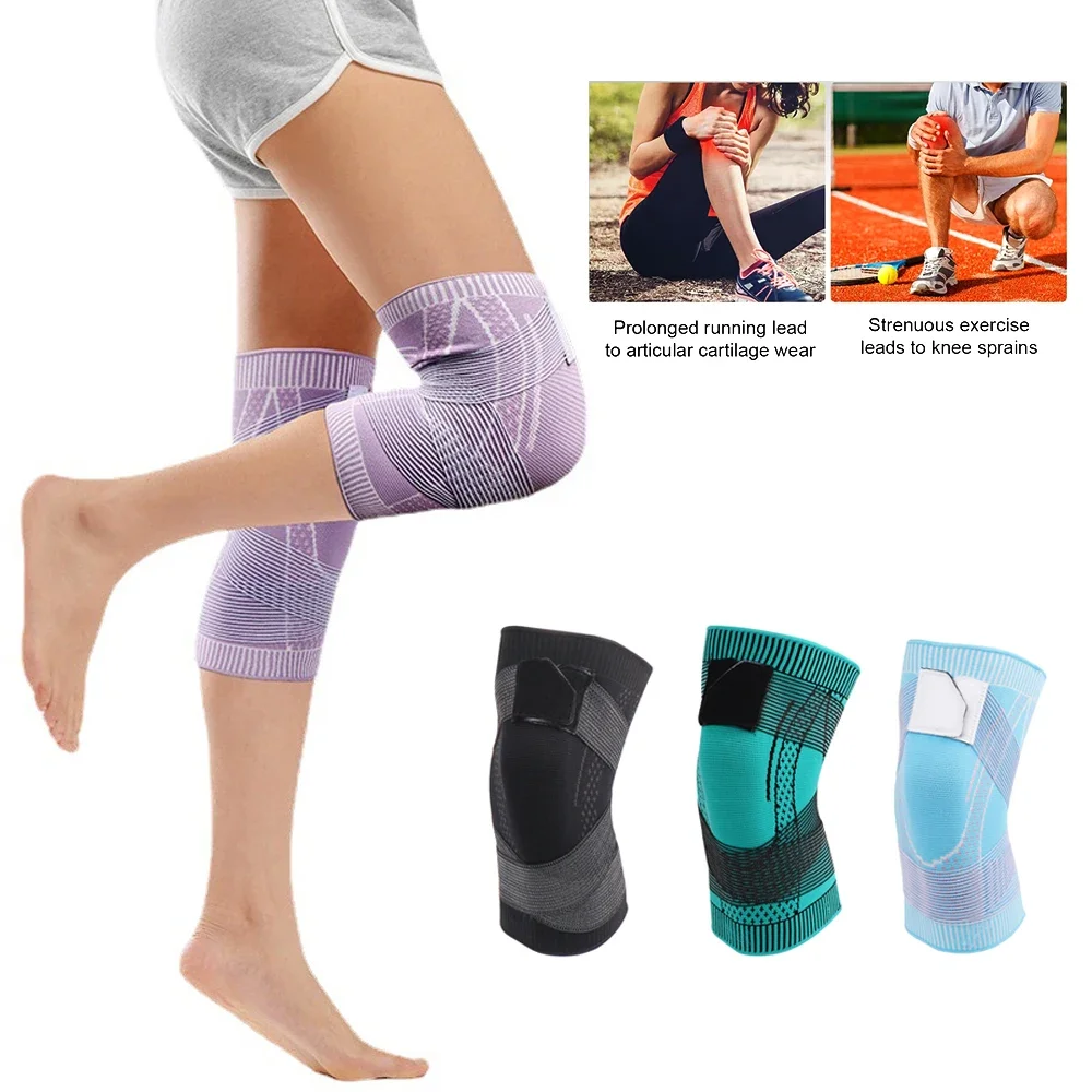 Knee Compression Sleeve Knee Wrap for Arthritis, Meniscus Tear, Running, Joint Pain Relief Knee Brace Support for Men & Women