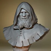 Resin Model figure Bust, 1/10 Wizard, John, GK, Unassembled and unpainted kit