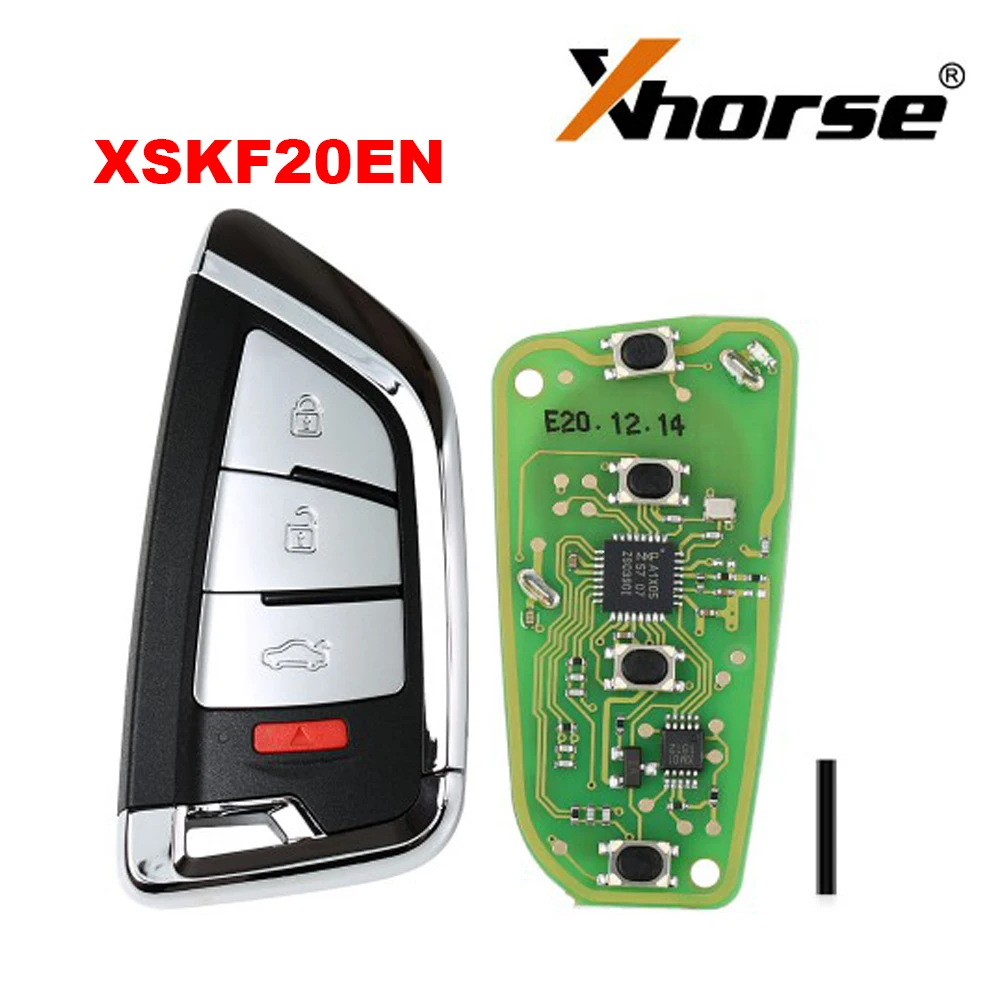 

Universal Smart Key For Xhorse XSKF20EN 4 Button English Version For Buick Chevrolet Cadillac Kia Hyundai Nissan Ford XS Remote