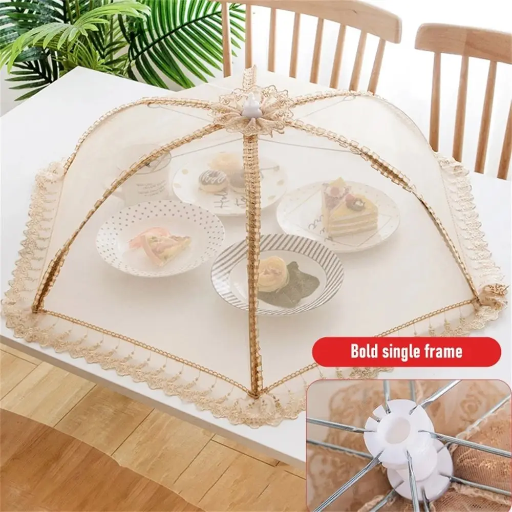 Foldable Outdoor Gorgeous Airtight Food cover Insect-proof umbrella Kitchenware Food protectant