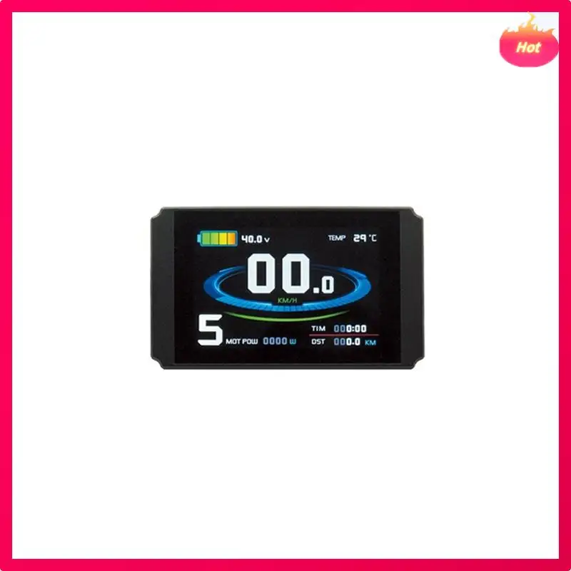 

НОВИНКА! ABKG】 1 шт. ЖК-дисплей KT для электровелосипеда 24В 36В 48В LCD8HU, модифицированный для литиевых электровелосипедов, с общим разъемом