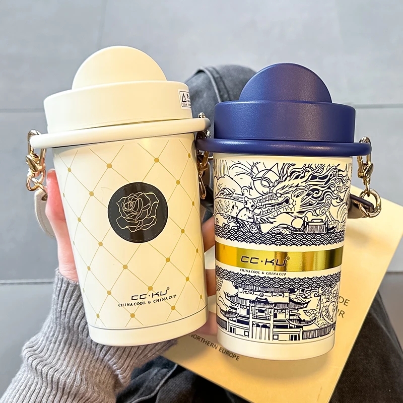 

Офисная женская кофейная вода 36 Изолированная кружка из нержавеющей стали Small Fraance Sle 0 мл Capaci Универсальное использование