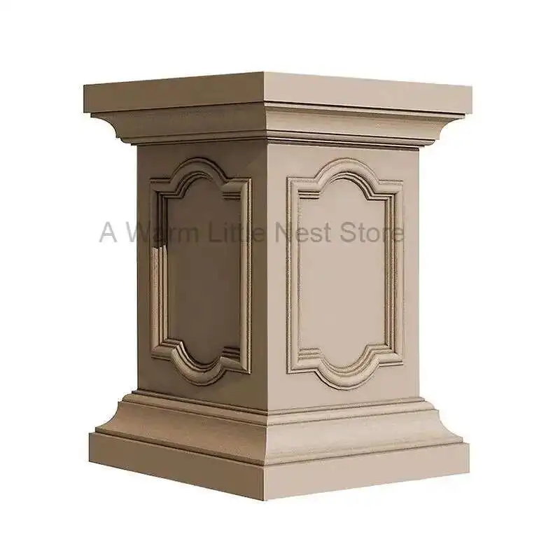 Pier Square Roman Column Mold for European-style Villa Cast-in-place Cement Gate Columns Decorative Building Roman Column Mold