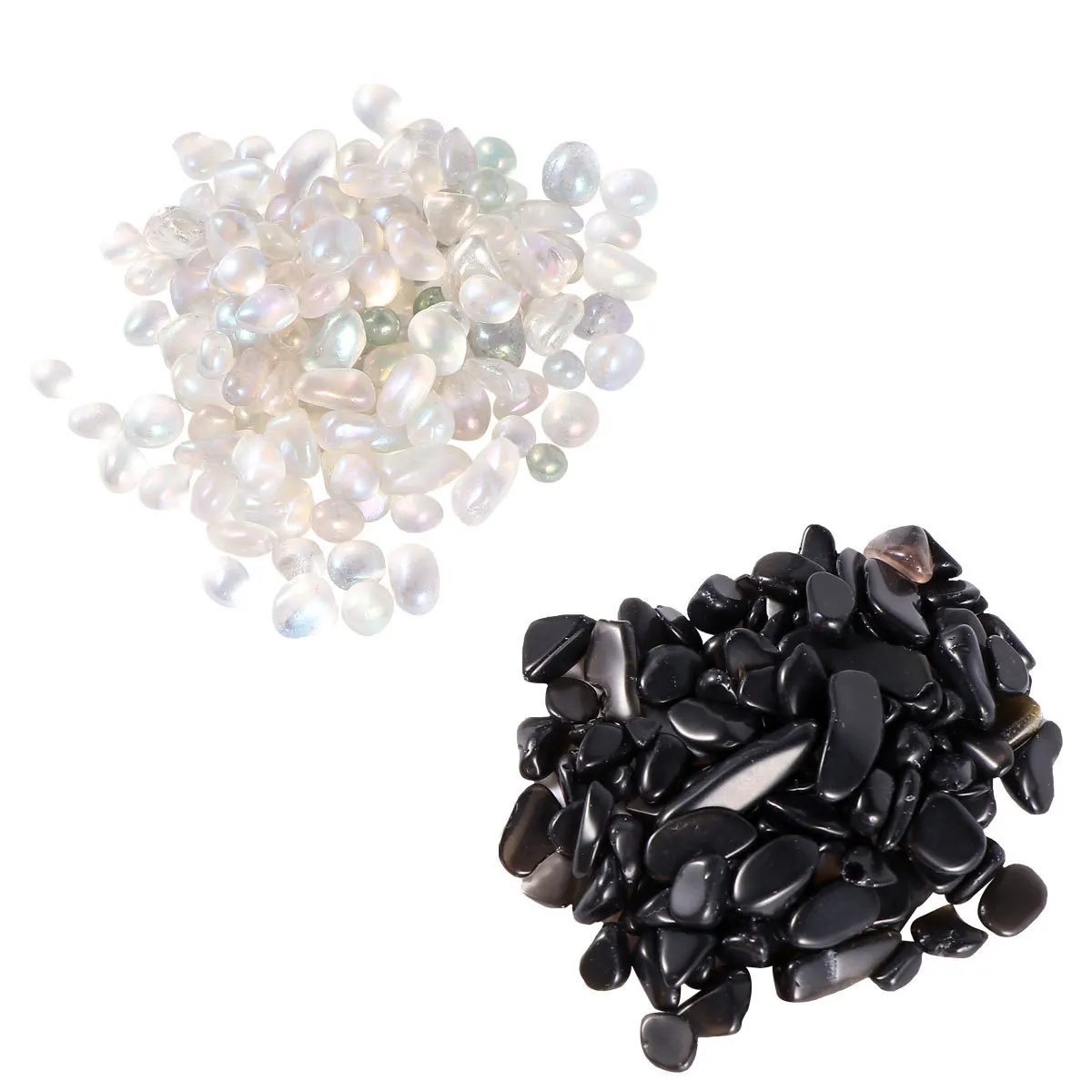 

Natural Crystal Stones Moonlight Coloured Stone Obsidian Decorative Pebbles For Aquarium Fish Tank Vase Flowerpot Rubble