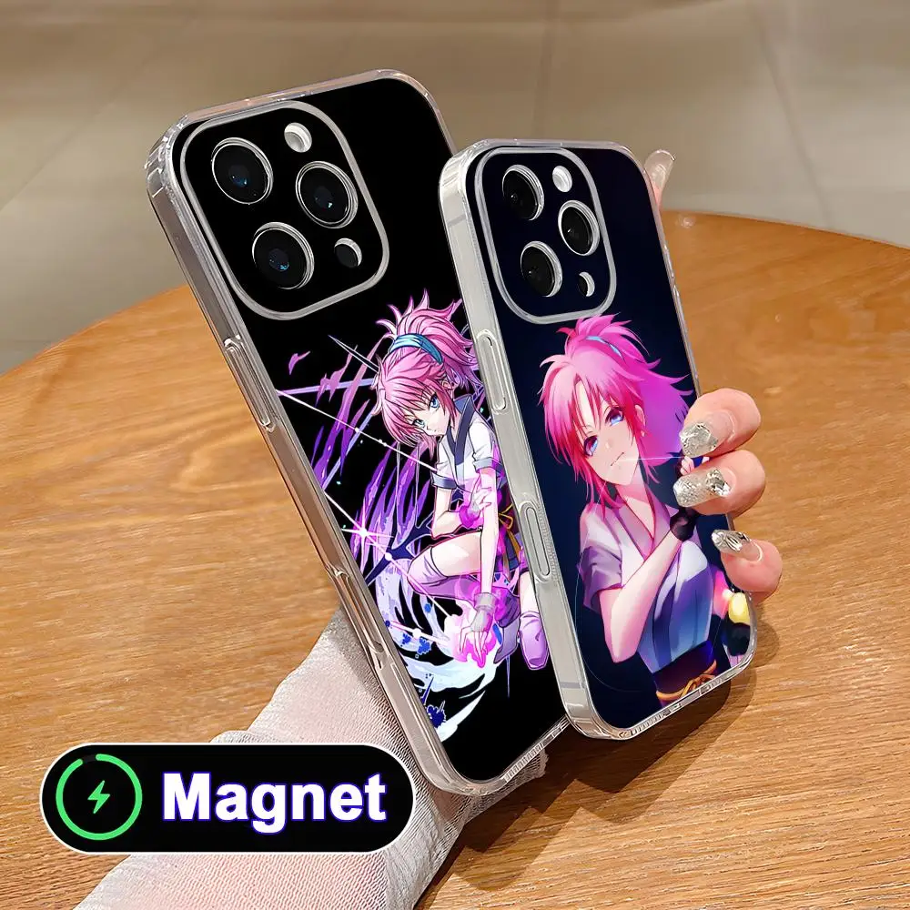 

Hunter Machi Phone Case for iPhone 17 16 15 14 13 12 11 Air Pro Max Plus Mini Soft TPU Clear Magsafe Cover
