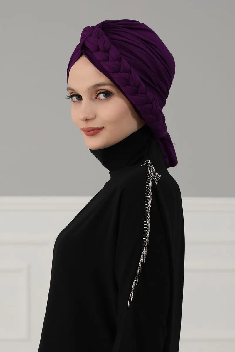 Lado trançado penteado osso roxo