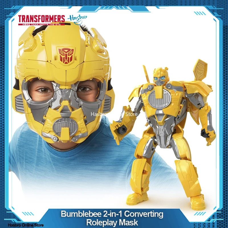 

Hasbro Transformers 2023 Movie Rise of The Beasts 2 in 1 Bumblebee Mask Action Figure for Ages 6 and Up, 9-inch F4649