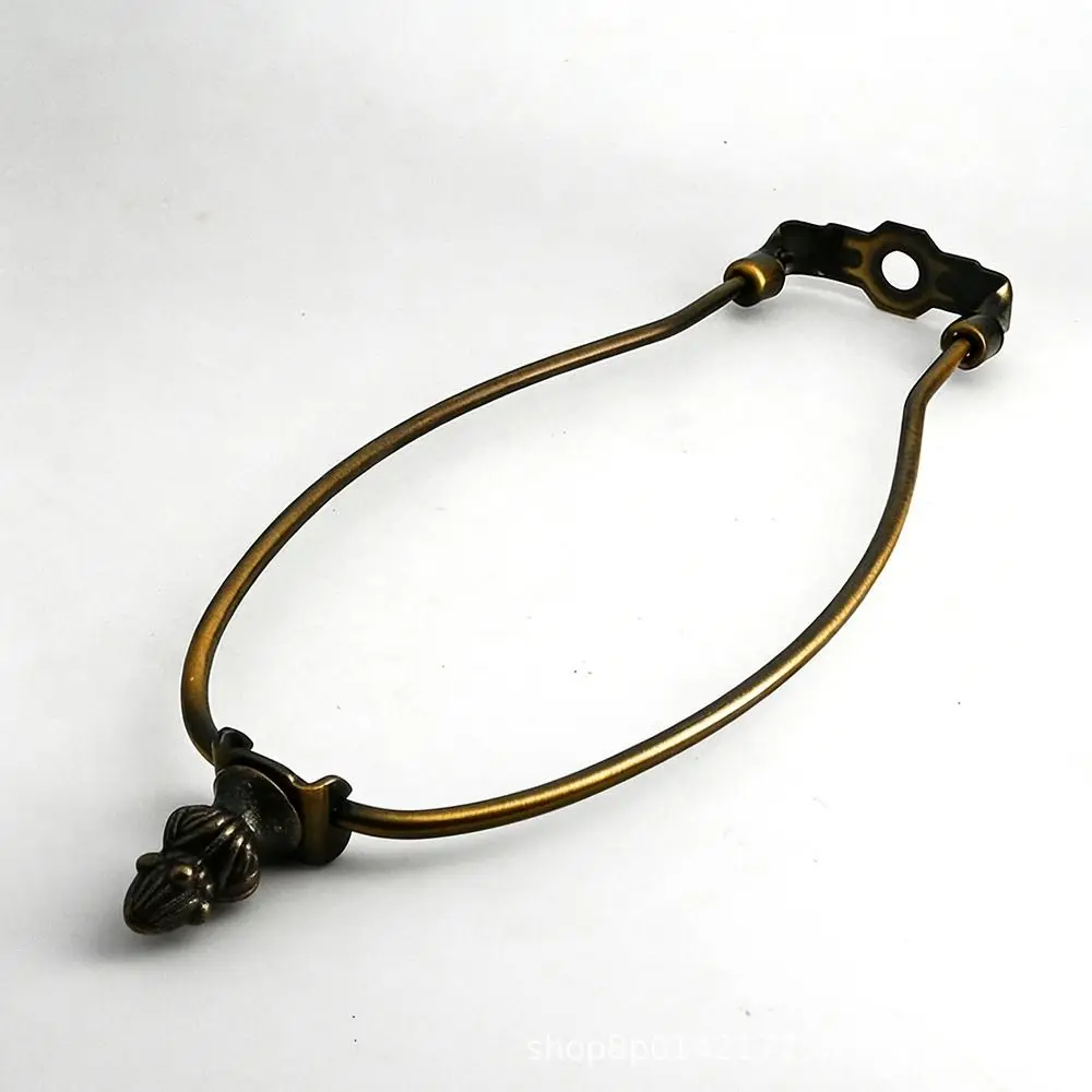 

Decorative Bronze Finish Lamps Harp Kit Standard DIY Lamp Shade Holder Universal Lamp Shade Support Harp Table Lamp