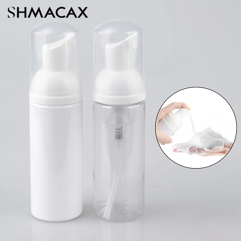 5Pcs 30/60ml Foam Pump Bottle Empty Face Cleaner Cosmetic Bottles Soap Dispenser Refillable Hand Sanitizer