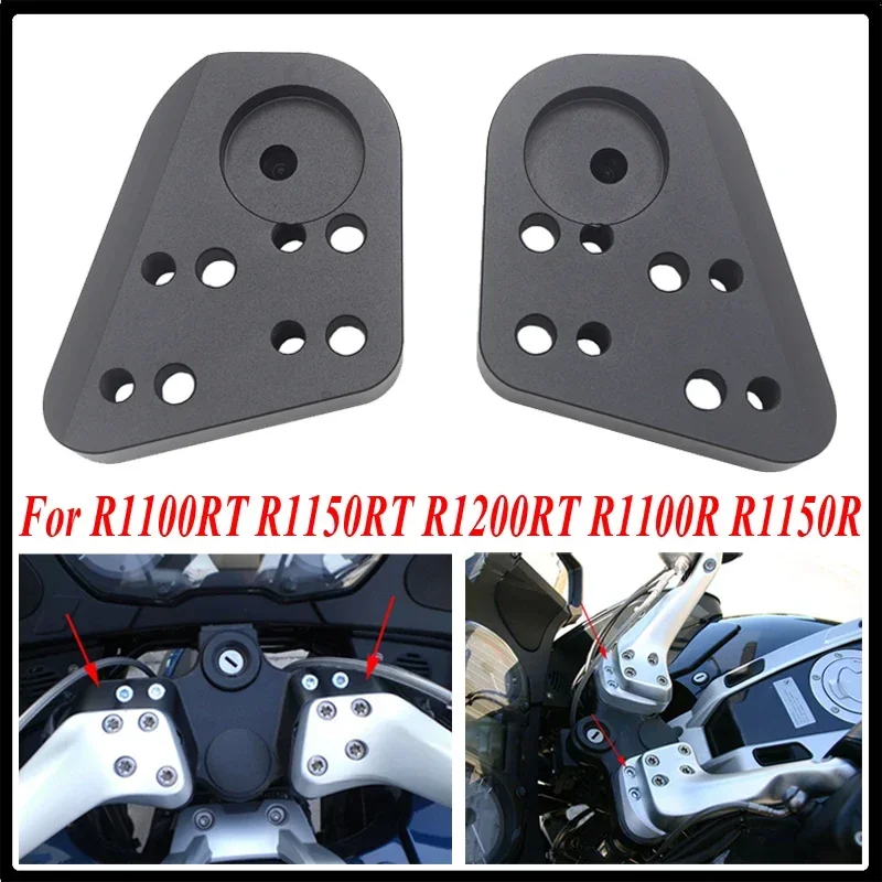 

Серебряный Руль Riser для BMW R1200RT 2005 2006 2007 2008 2009 2000 2010 2012 R1100RT R1150RT аксессуары для мотоциклов Запчасти